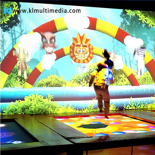 Interactive Trampoline Game