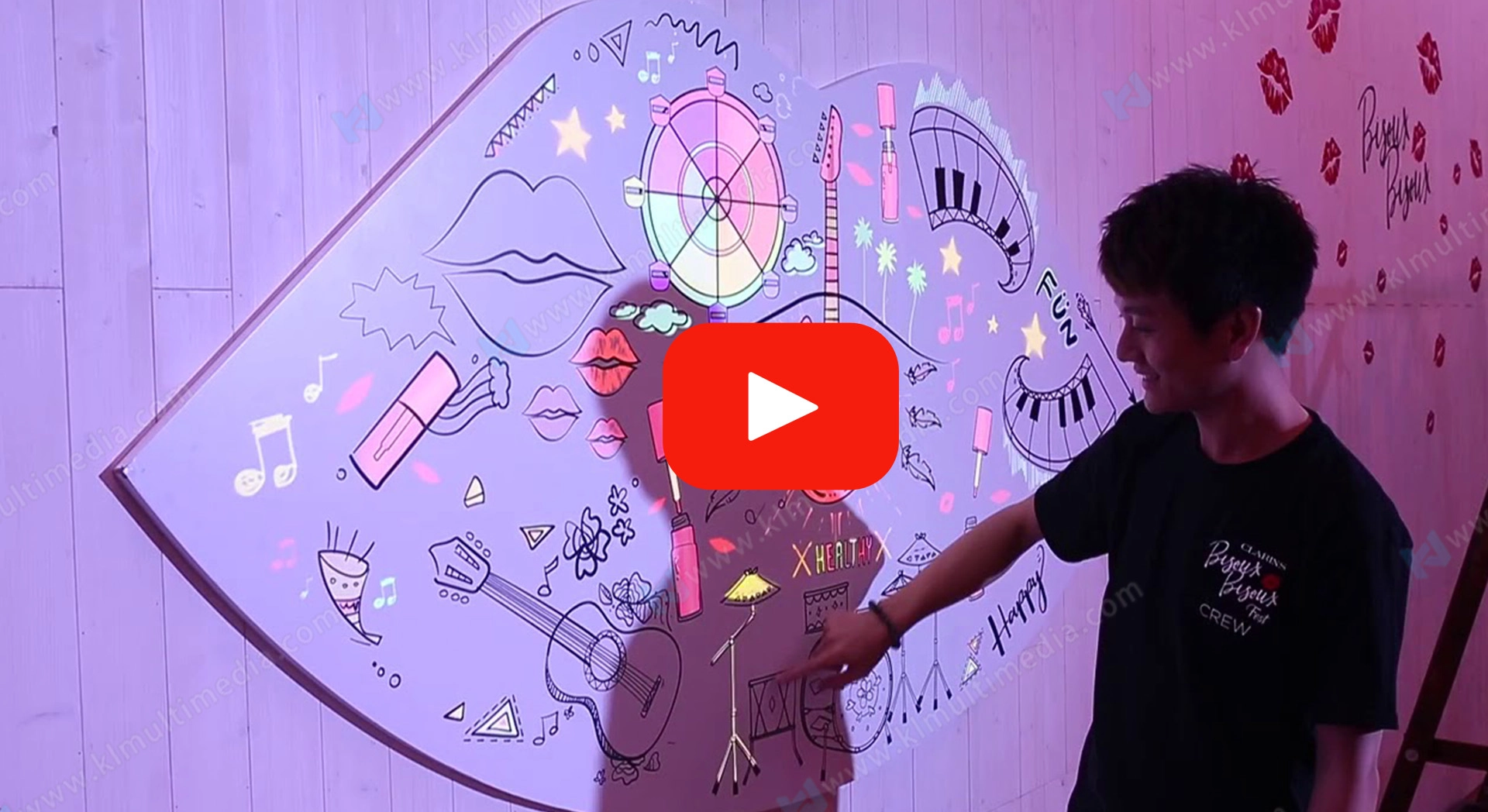 Interactive Music Wall