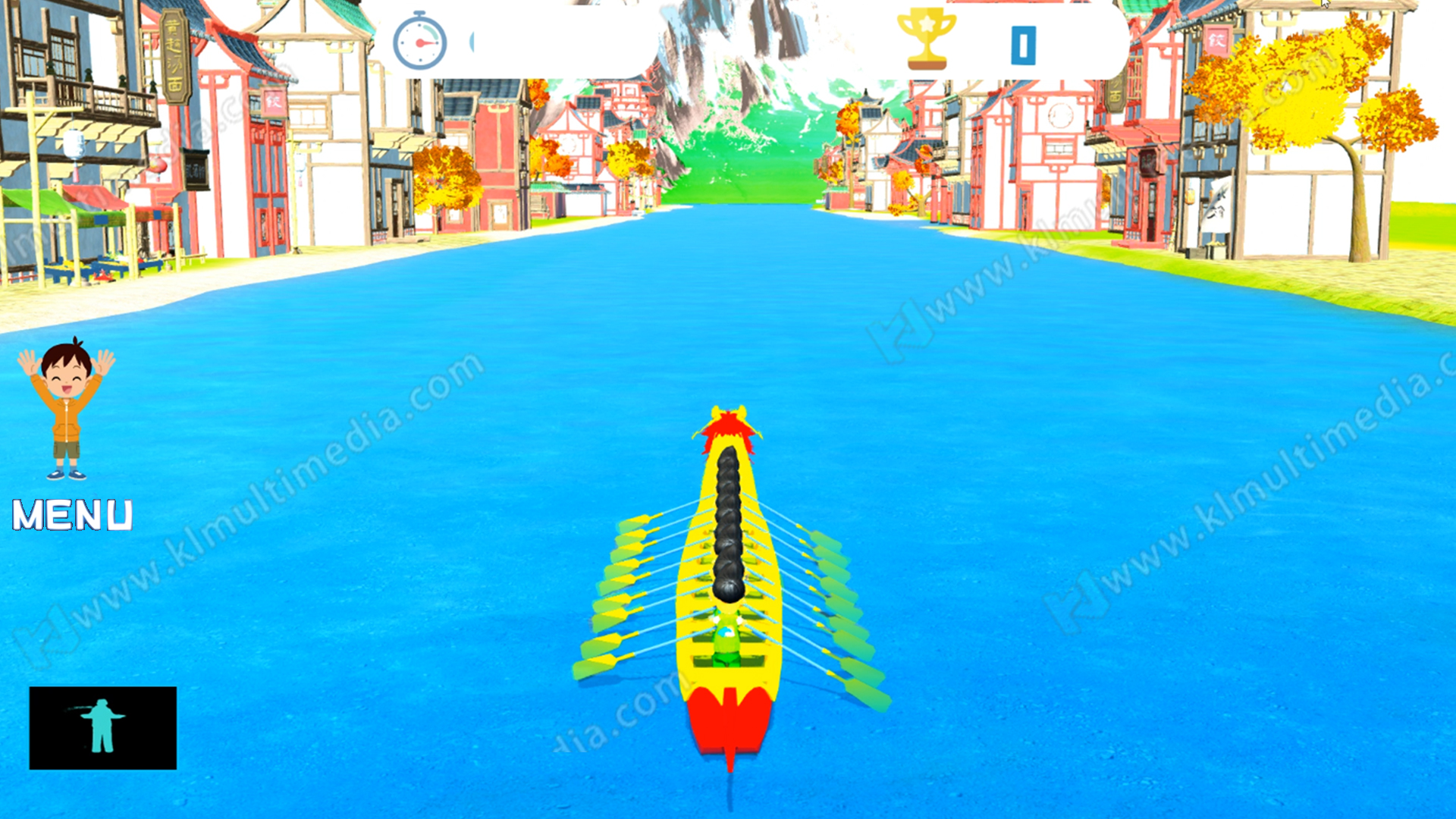 kinect Dragon Boat Racing