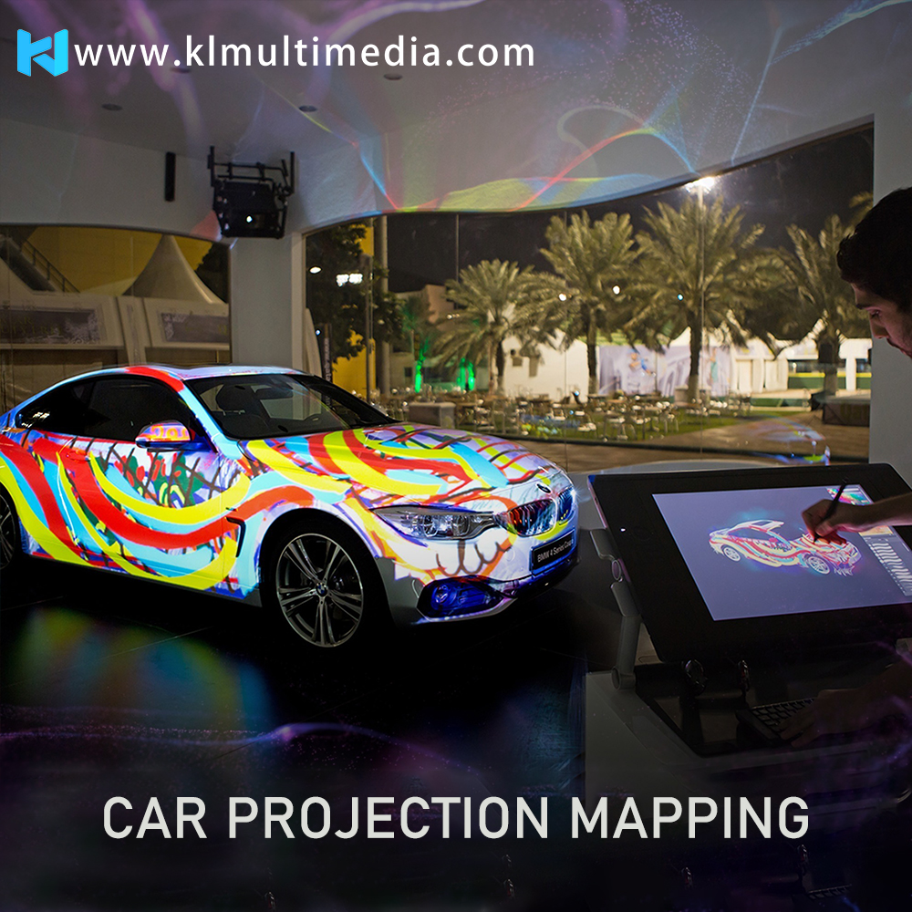 car projection mapping