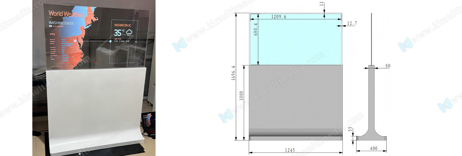 55-inch Floor-standing