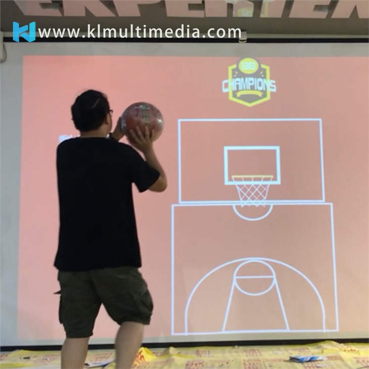 Interactive Basketball Wall