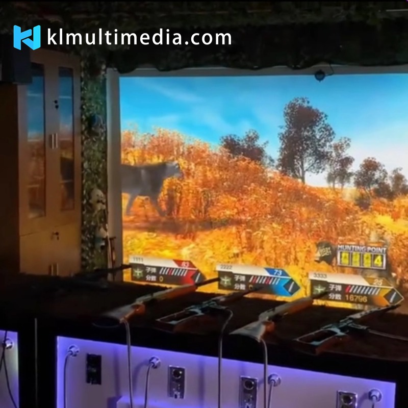 Projector Shooting Game