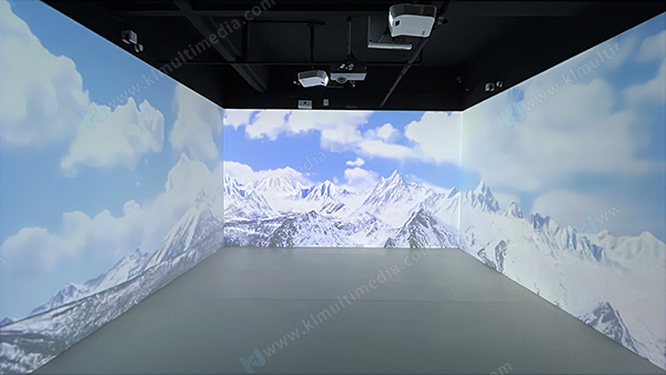 vast snow-capped mountains