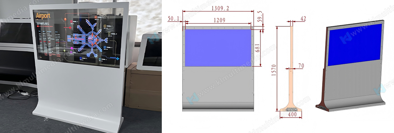 55-inch Floor-standing