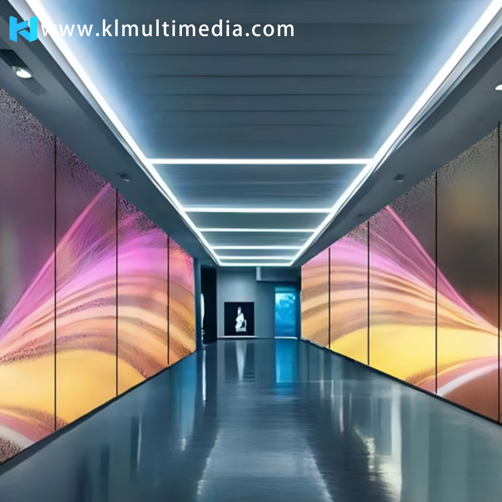 LED embedded building panels