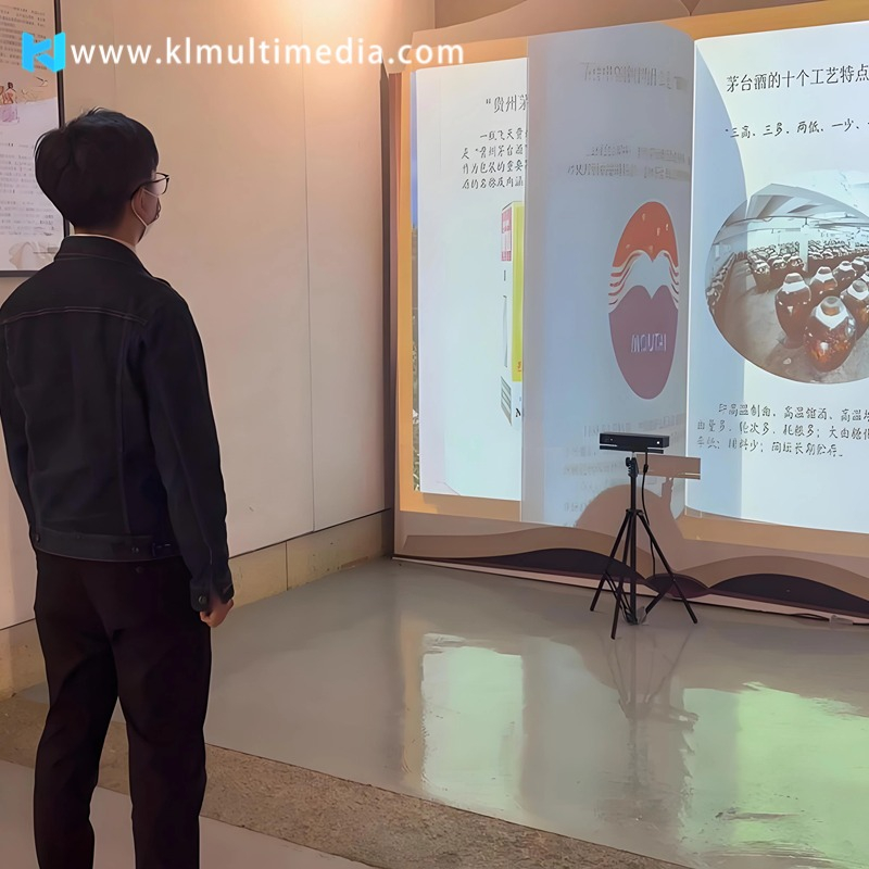 Interactive Kinect Wall software and art installation