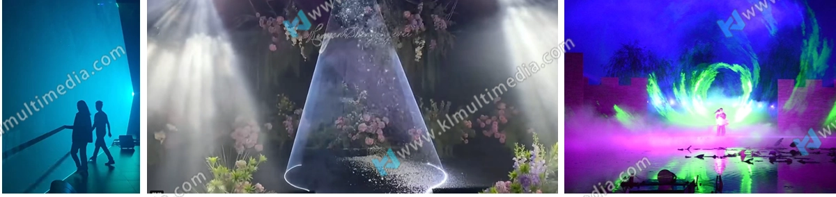 Outdoor Fog Hologram Projection