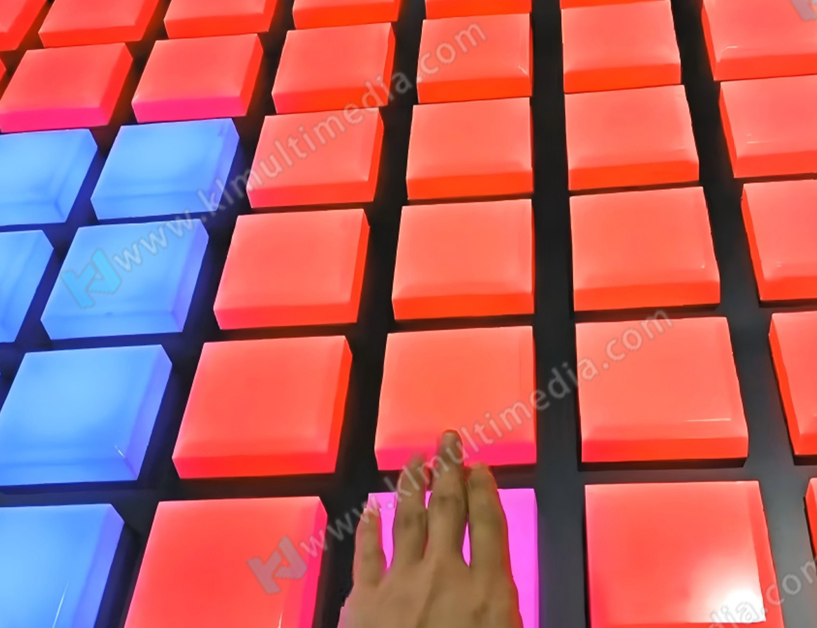 When you touch it , it can light up and play sound