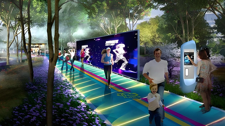 outdoor interactive installation