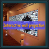 Interactive projection wall