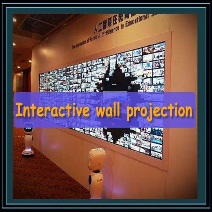 Interactive projection wall