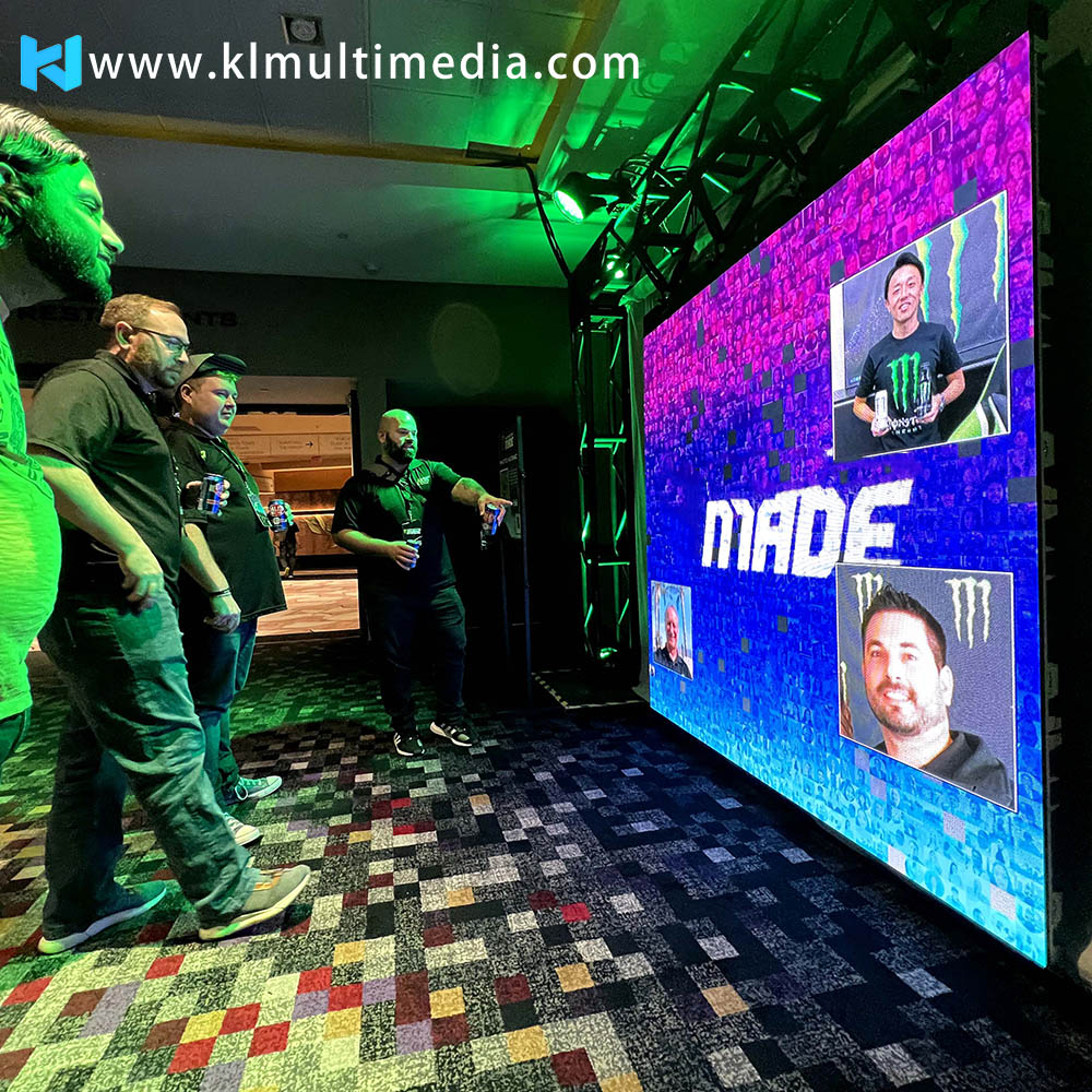 Interactive Selfie Wall