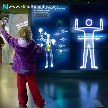 Interactive Kinect Wall software and art installation