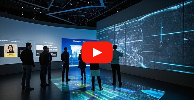 Exhibition hall visit