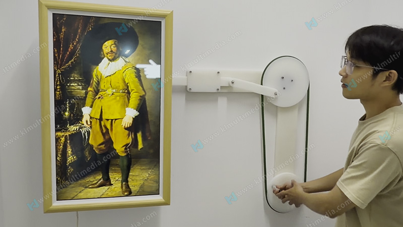 Knob interactive device, poke and poke interaction