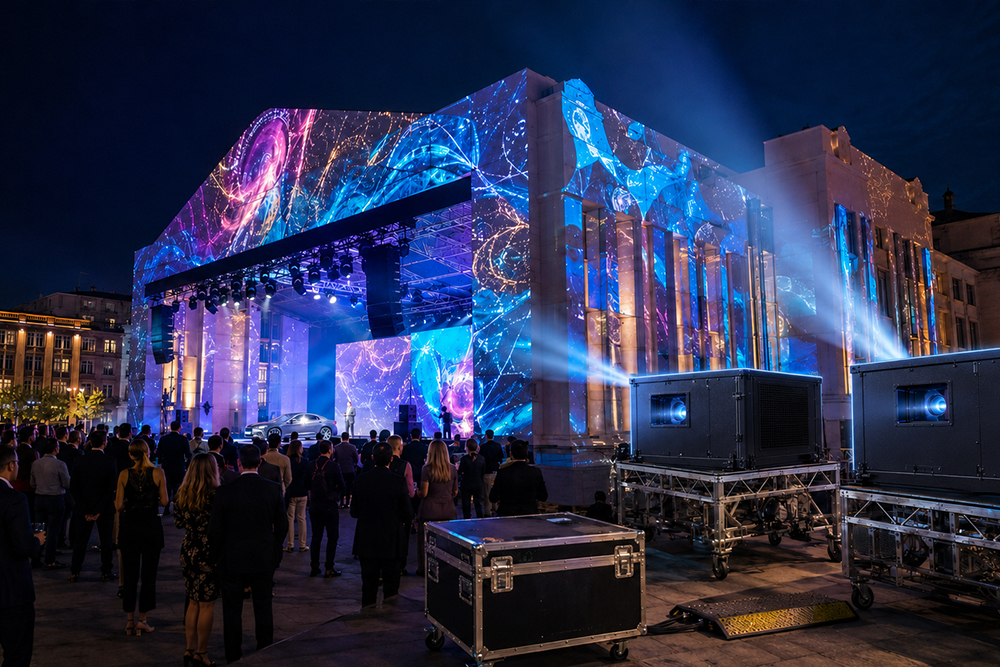 Temporary Events projection mapping