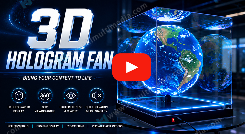 3D Hologram Fan video