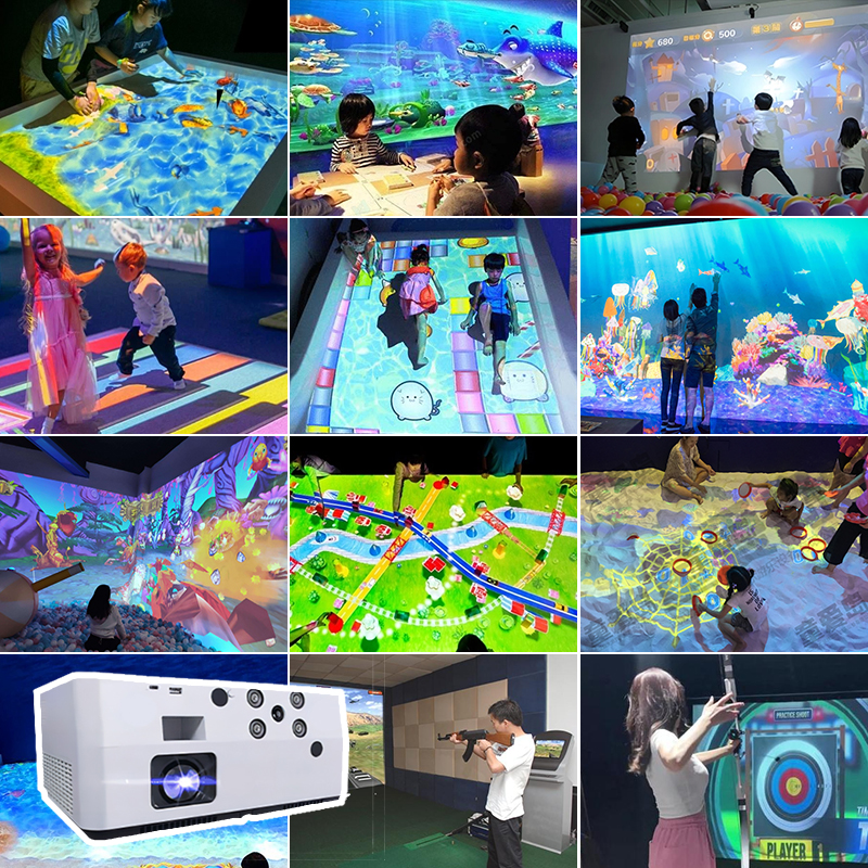 kids interactive projector games